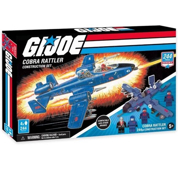 GI Joe Cobra Rattler Construction Set (244 Pieces) - Picture 1 of 2